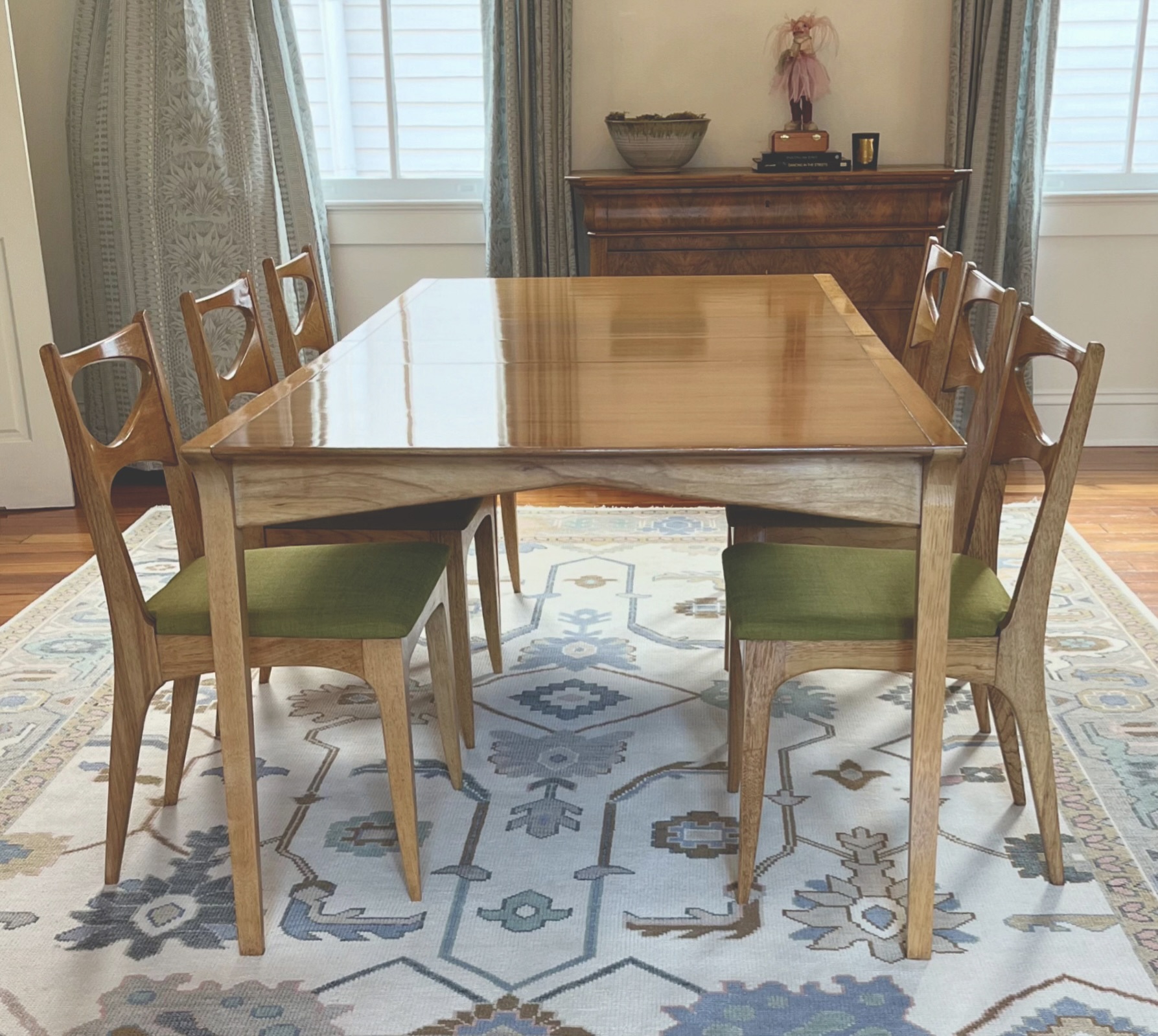 Mid-century modern table restored by New Traditions
